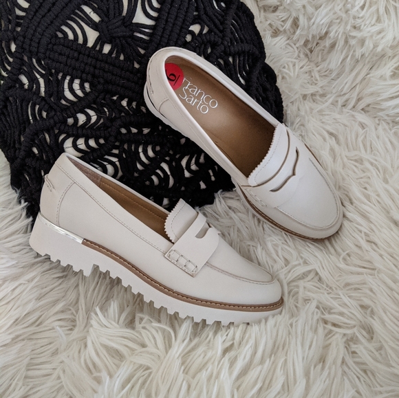 NWOT Franco Sarto Cedra Loafer, Metallic Accents - Picture 10 of 10